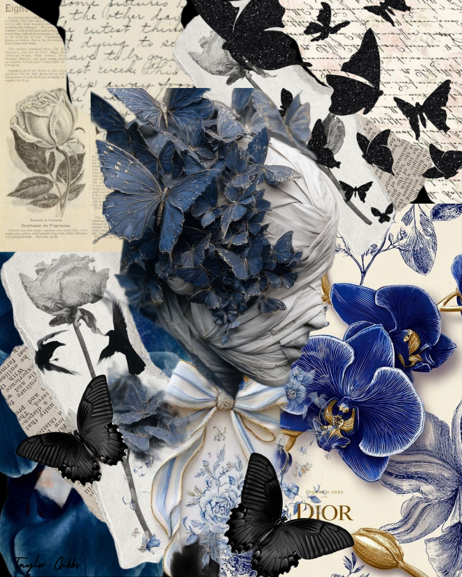 Dior Petals (Digital Artwork)