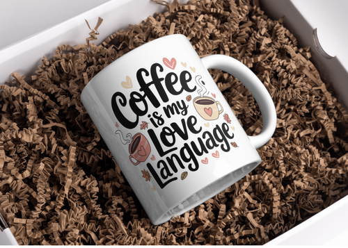 Coffee Mug DTF Print Design
