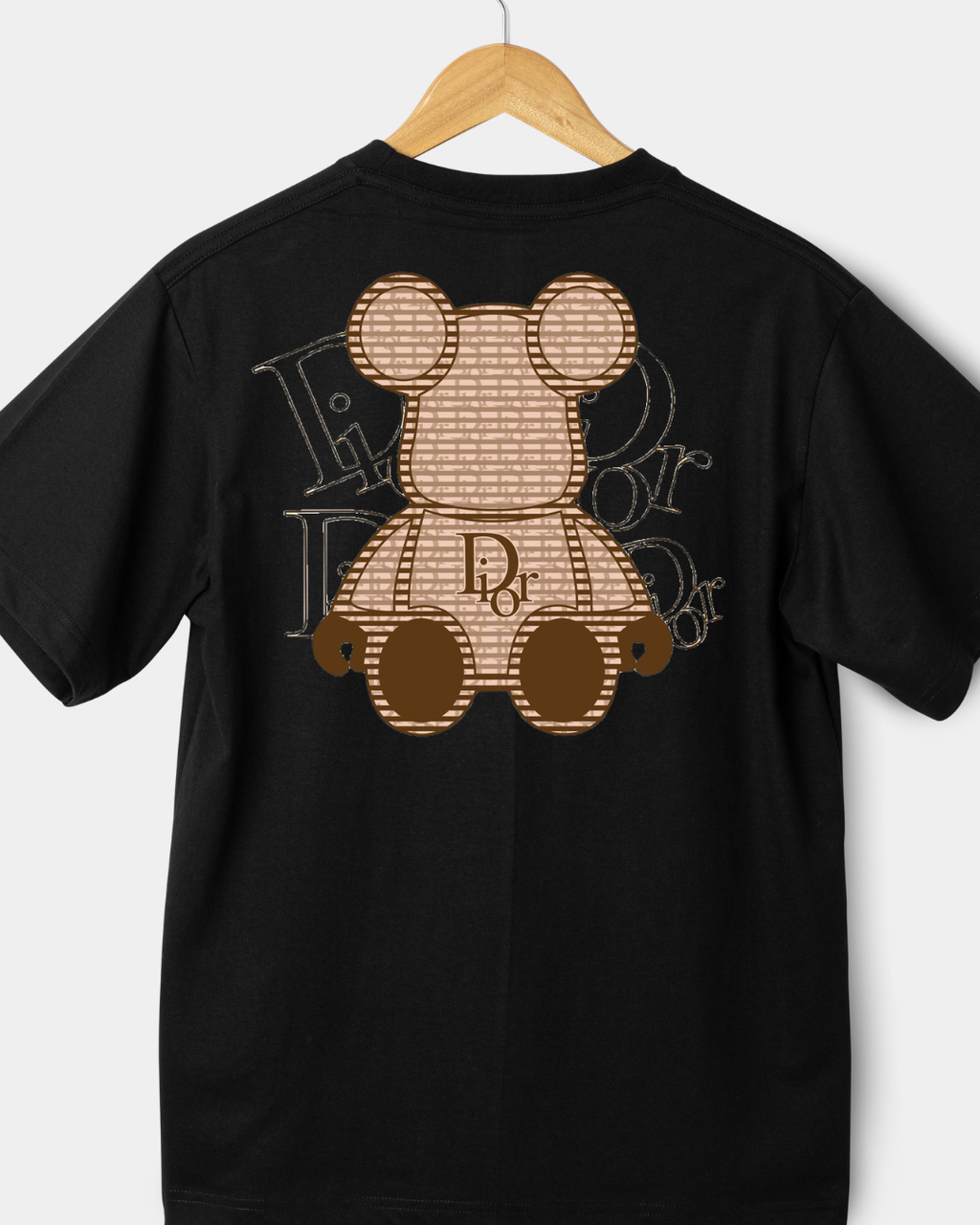 Dior Bear T-Shirt DTF Print Design