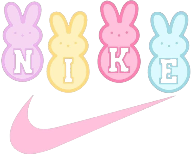 Easter Nike T-Shirt DTF Print Design