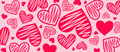 Hearts 1 Tumbler DTF Print Design