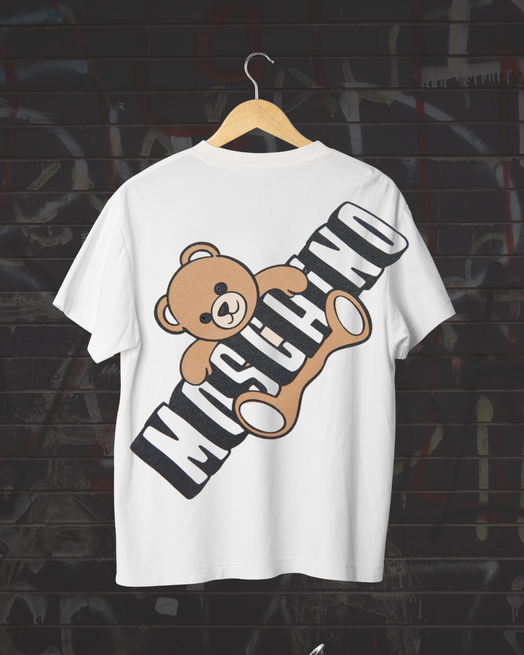 Moschino Bear T-Shirt DTF Print Design