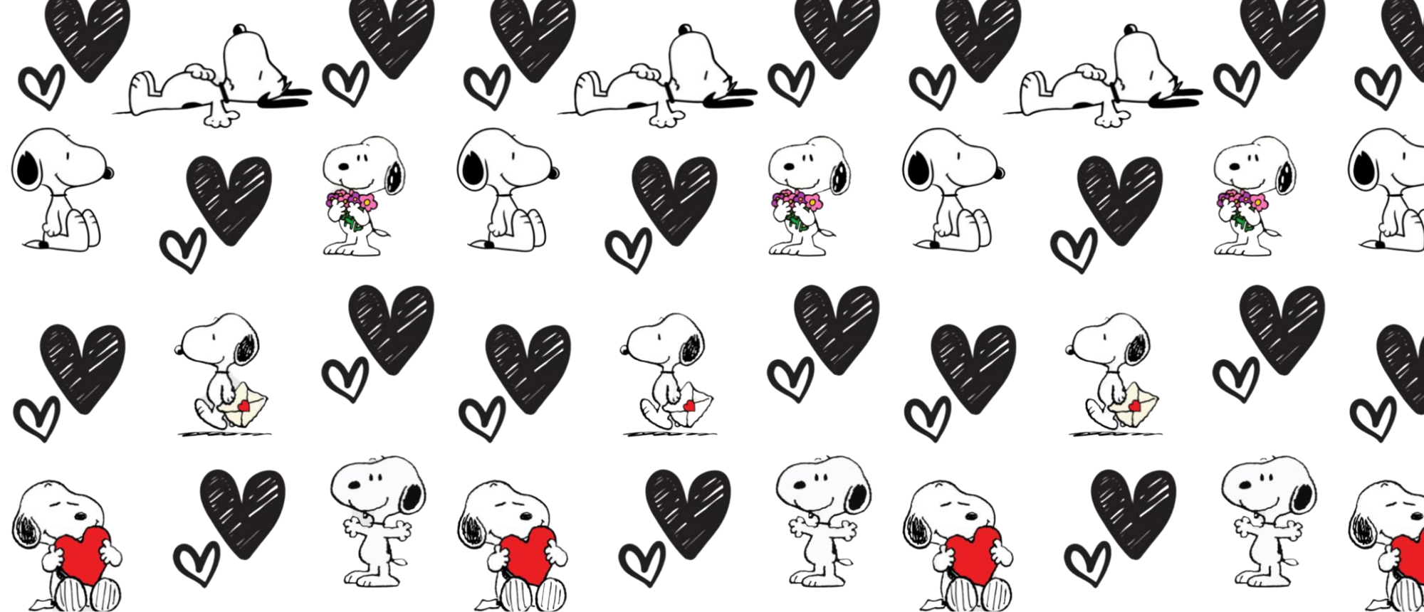 Snoopy Tumbler DTF Print Design (Transparent)