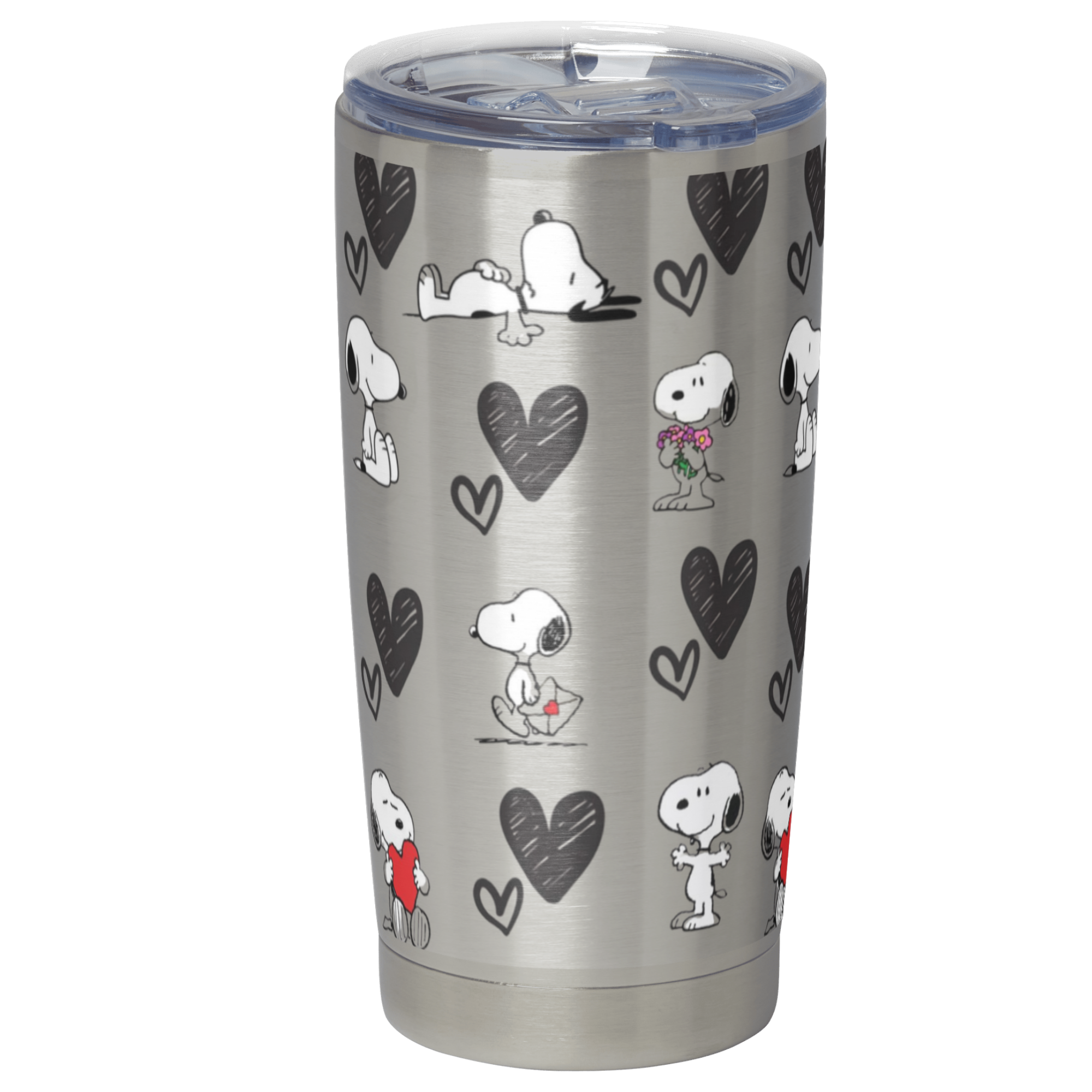Snoopy Tumbler DTF Print Design (Transparent)